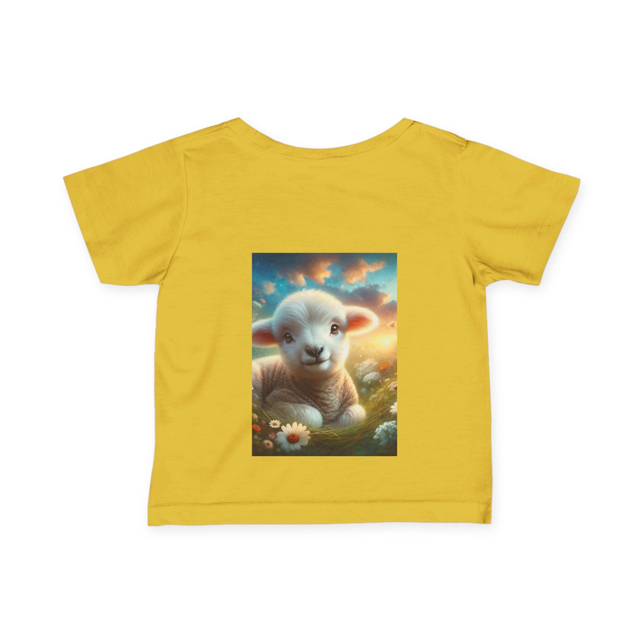 Cute Lamb Infant Tee - Soft Jersey Baby Shirt