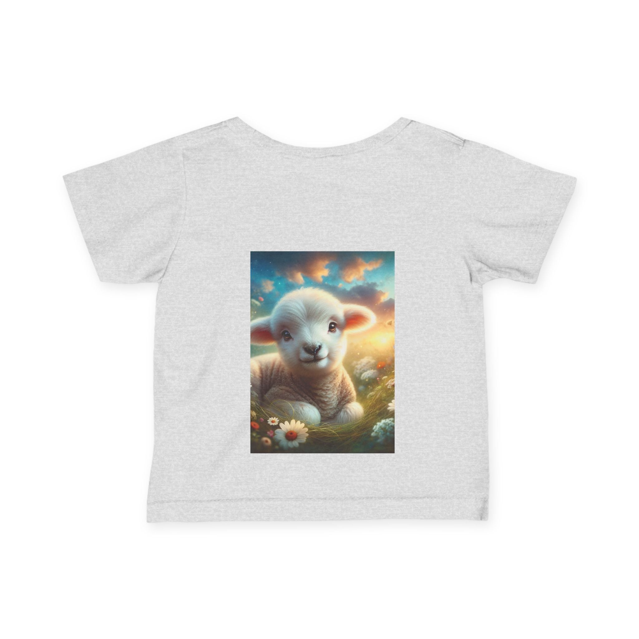 Cute Lamb Infant Tee - Soft Jersey Baby Shirt