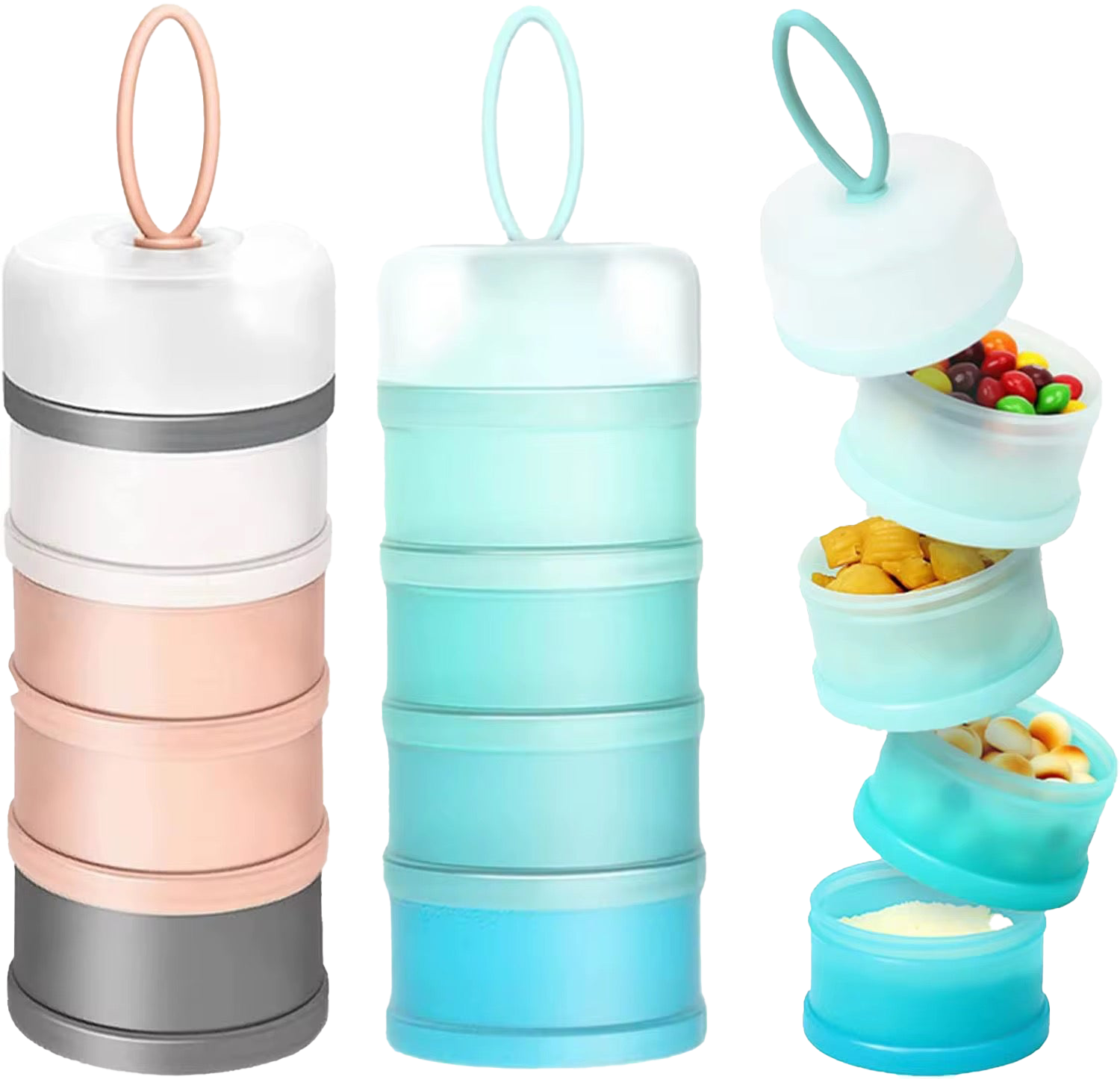 Baby Stackable food Dispenser