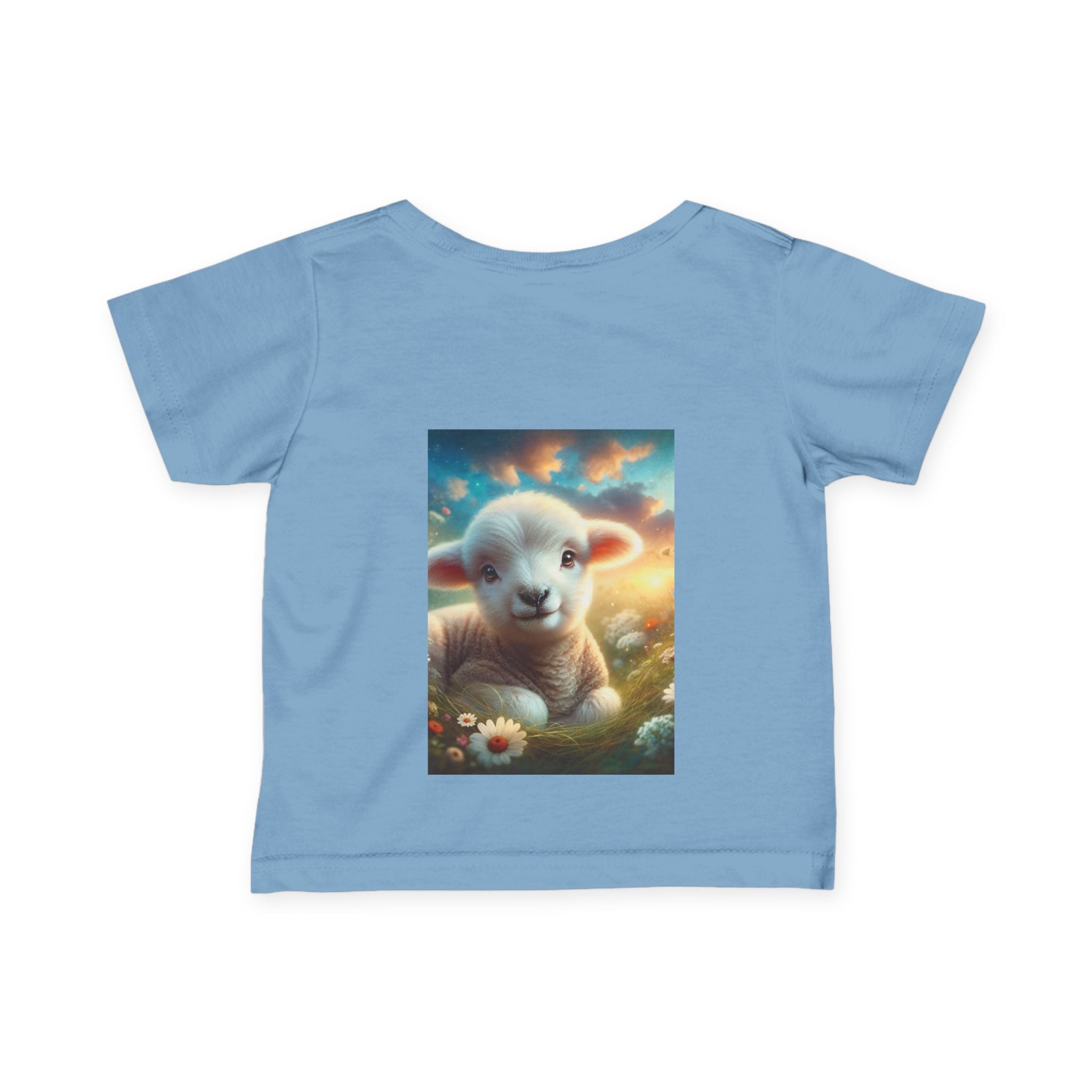 Cute Lamb Infant Tee - Soft Jersey Baby Shirt