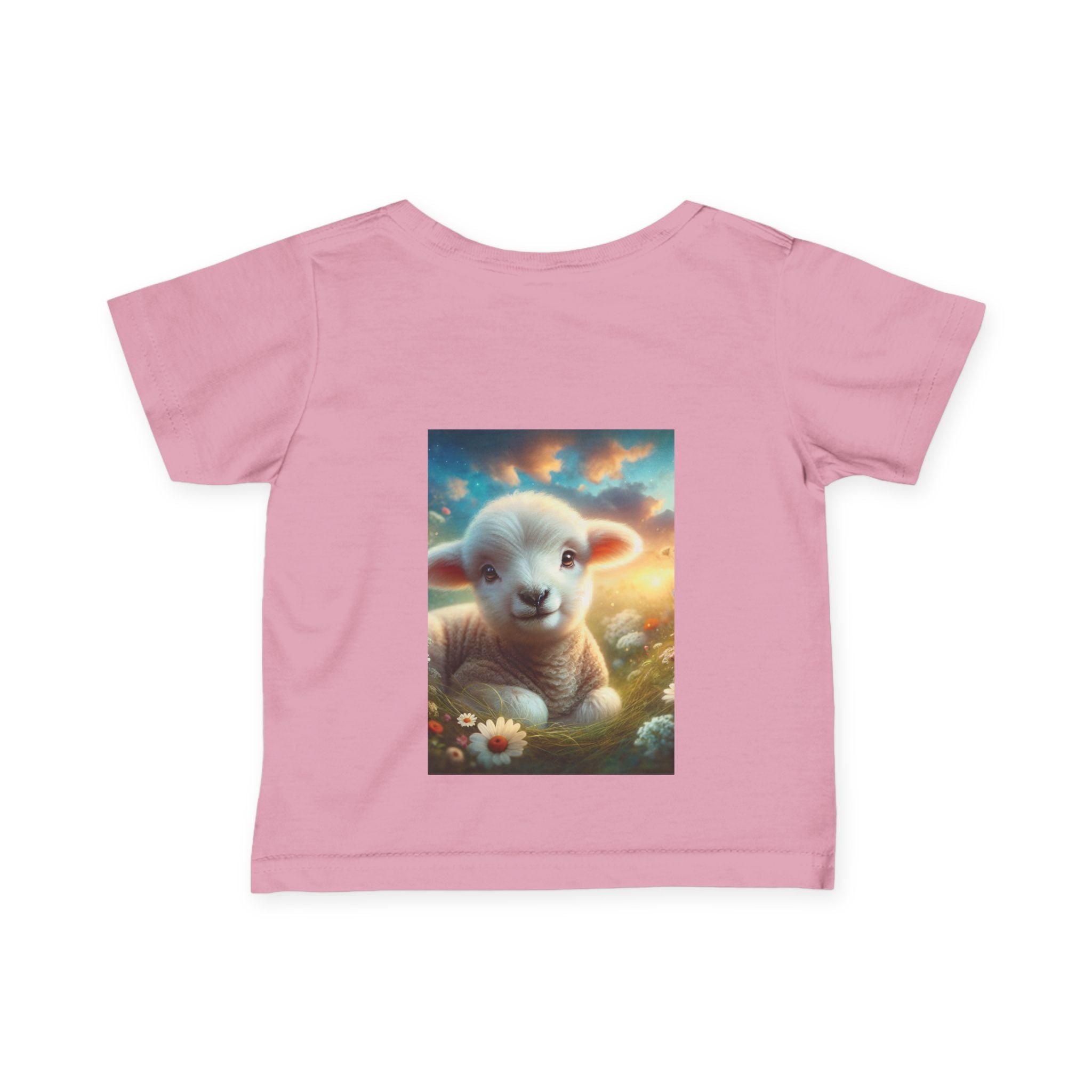 Cute Lamb Infant Tee - Soft Jersey Baby Shirt